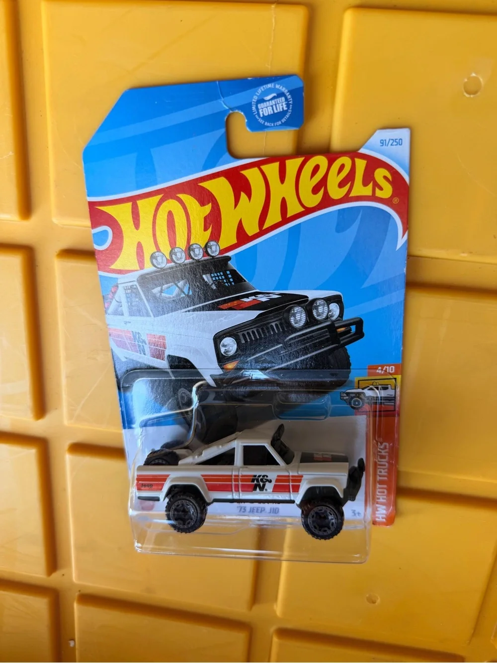 K & N White & Orange Off-Road Truck Toy